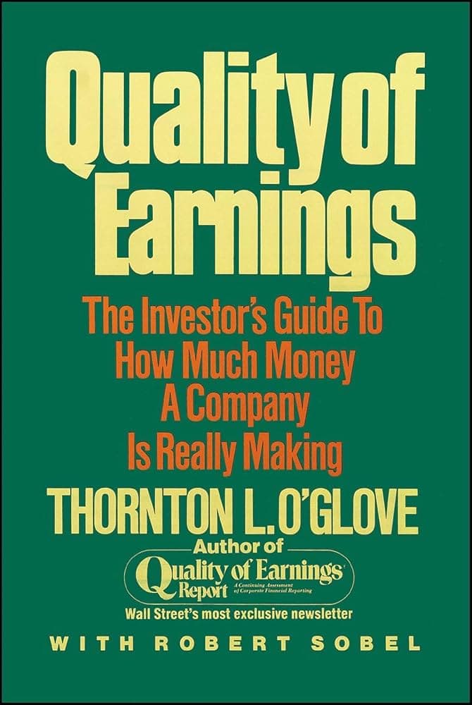 Cover of Quality of Earnings